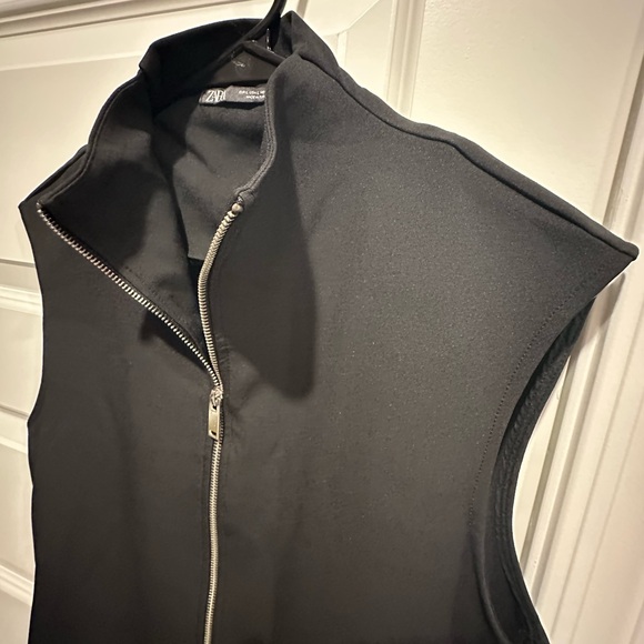Zara Black Sleeveless Dress - Picture 4 of 9